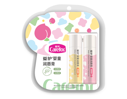 愛護嬰童潤唇膏（甜桃香）+（西柚香）